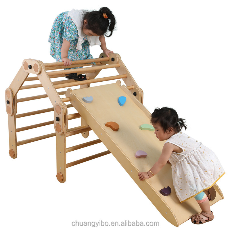 Peralatan Panjat Anak Jungle G - Kids Outdoor Wooden Climbing Frame ulasan dan harga