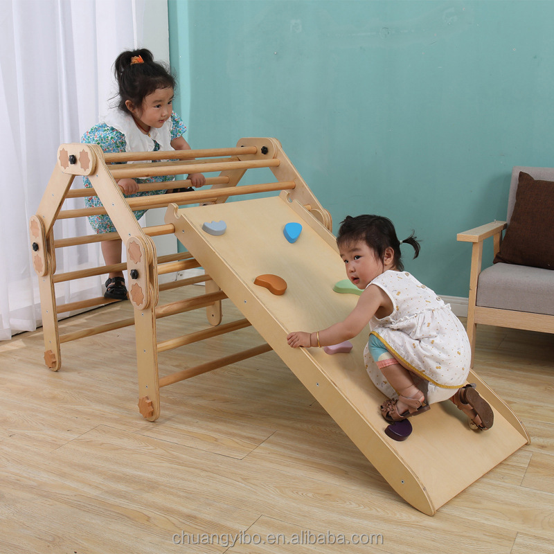 Peralatan Panjat Anak Jungle G - Kids Outdoor Wooden Climbing Frame ulasan dan harga