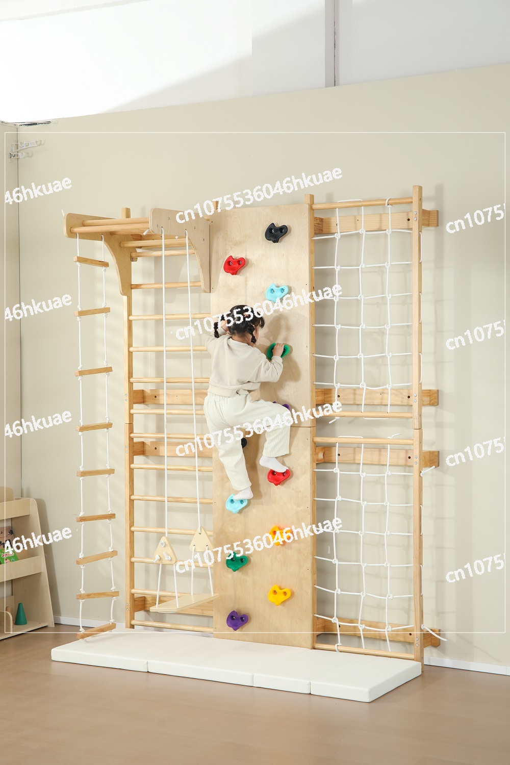 Rak Panjat Anak Siap Kirim – P - Kids Outdoor Wooden Climbing Frame ulasan dan harga