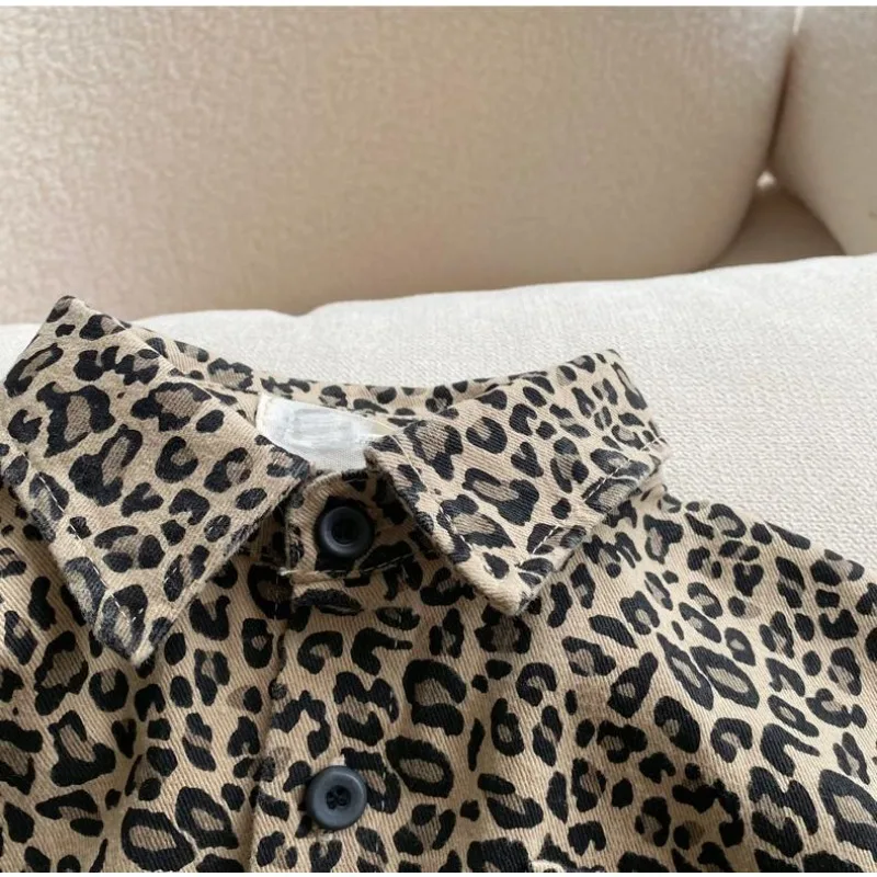 Kemeja Denim Motif Leopard yan - Kids Outdoor Jacket ulasan dan harga