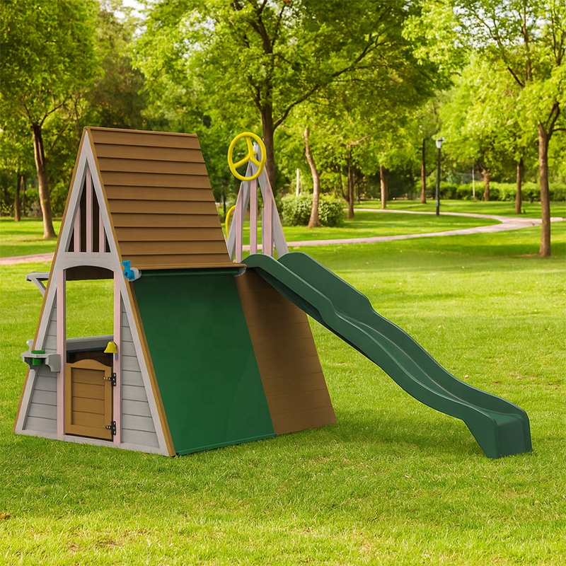 Peralatan Bermain Anak Luar Ru - Kids Outdoor Wooden Climbing Frame ulasan dan harga