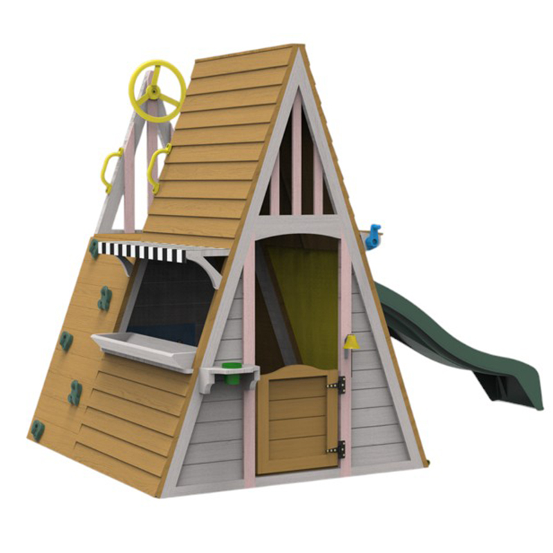 Peralatan Bermain Anak Luar Ru - Kids Outdoor Wooden Climbing Frame ulasan dan harga
