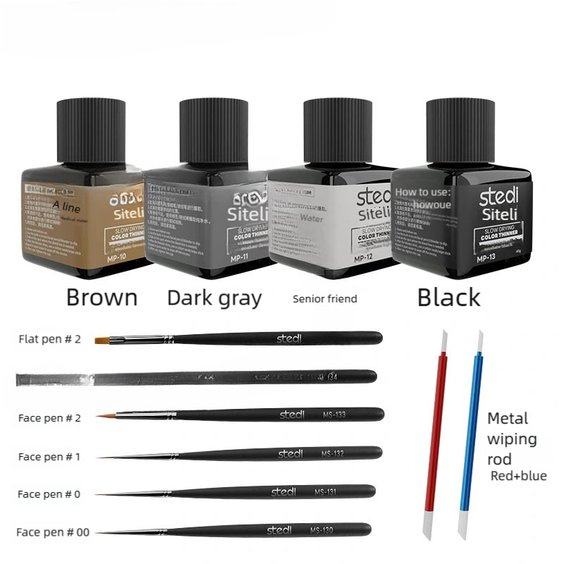 Stedi MP07-MP28 40g Cat Panel  - Tamiya Model Paint Set ulasan dan harga