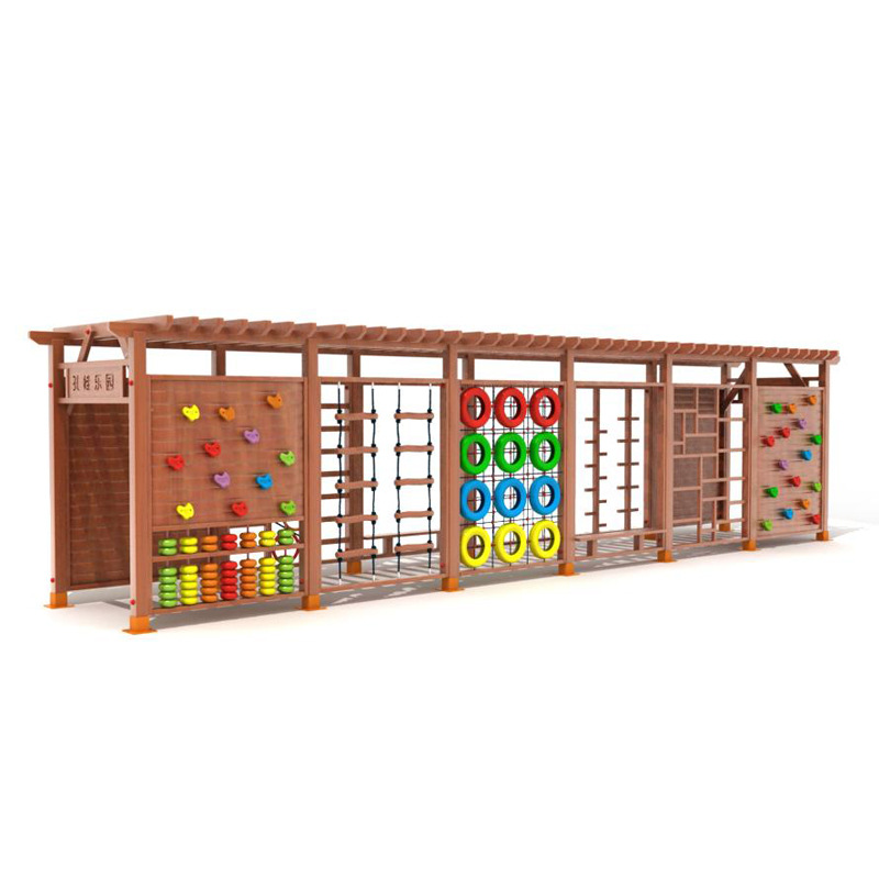 Rangka Panjat Tebing Kayu untu - Kids Outdoor Wooden Climbing Frame ulasan dan harga