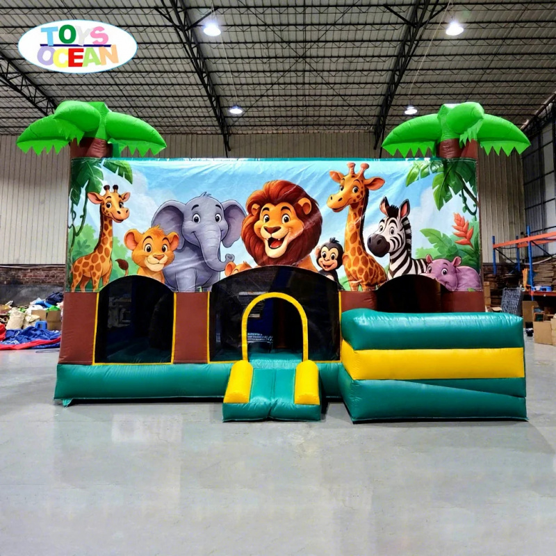 Rumah Loncat Tiup Bertema Huta - Kids Outdoor House ulasan dan harga