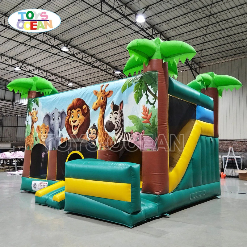 Rumah Loncat Tiup Bertema Huta - Kids Outdoor House ulasan dan harga
