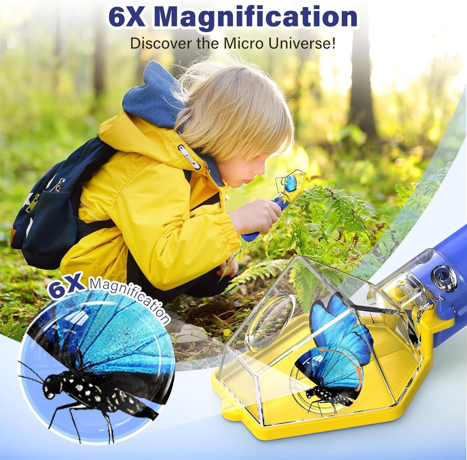 Kotak Pengamat Serangga 6X Mag - Kids Outdoor Equipment ulasan dan harga