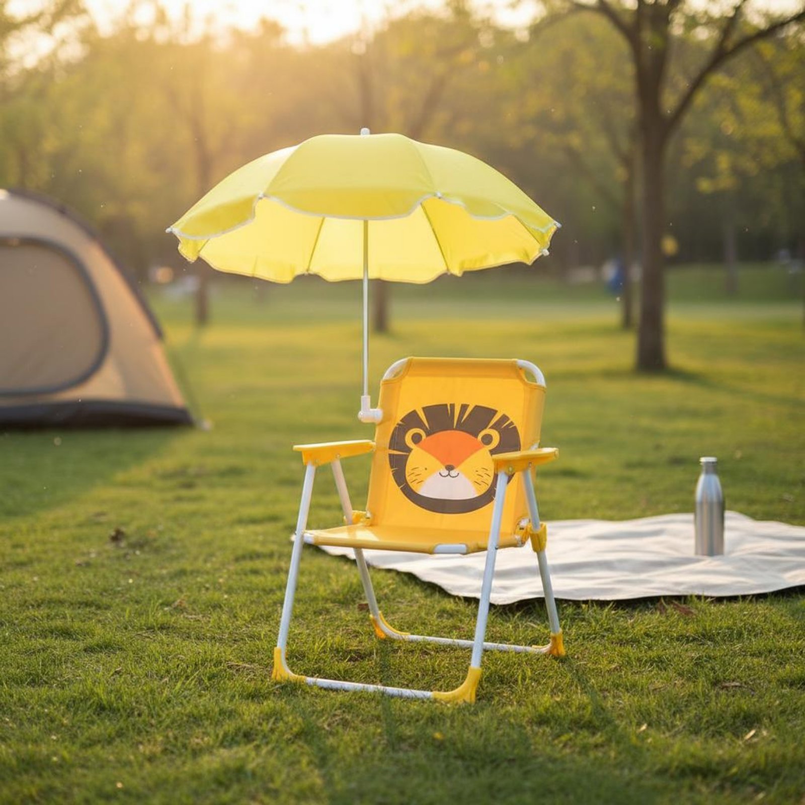 Kursi Portabel Anak dengan Pel - Kids Outdoor Folding Chair ulasan dan harga