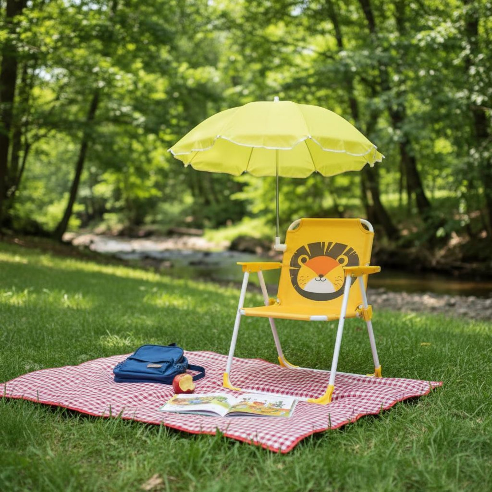Kursi Portabel Anak dengan Pel - Kids Outdoor Folding Chair ulasan dan harga