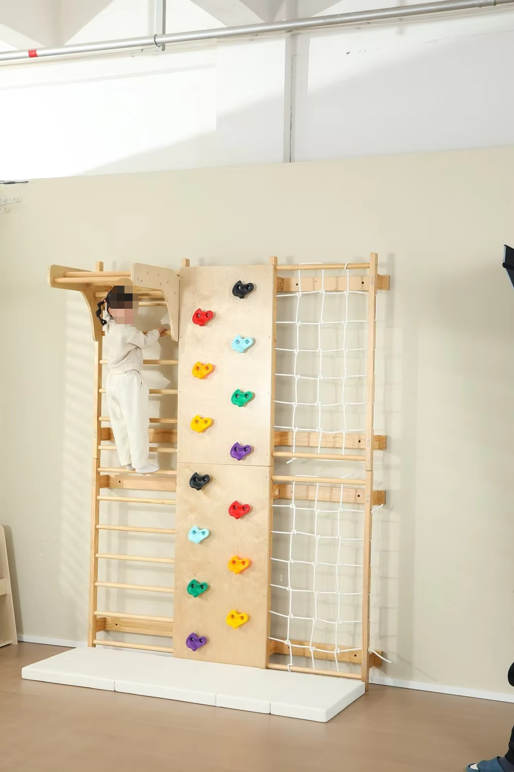 Tangga Panjat Kayu Anak Model  - Kids Outdoor Wooden Climbing Frame ulasan dan harga